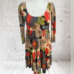 Ivy Jane tiered ruffle dress size S